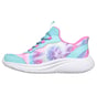 Skechers Slip-ins: Bounder Pro - Rainbow Rush, TURQUOISE / MULTI, full image number 4