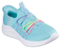 Skechers Slip-ins: Ultra Flex 3.0 - Bungee Fun, AQUA / MULTI, full image number 3