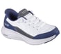 Skechers Slip-ins: Contour Foam - Cozy Fit, WHITE / NAVY, full image number 3