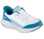Skechers Slip-ins: Contour Foam - Cozy Fit, WHITE / TURQUOISE, full image number 3
