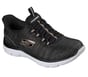 Skechers Slip-ins: Summits - Sparkline, BLACK / ROSE GOLD, full image number 3