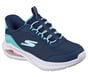Skechers Slip-ins: Microspec Max Velocity - Jump Pop, NAVY / MULTI, full image number 3