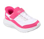 Skechers Slip-ins: Comfy Sprints - Cozy Fit, BLANC / ROSE FLUO, full image number 3