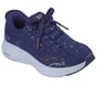 Skechers Slip-ins: Contour Foam - Cozy Fit Paint Splatter, NAVY / MULTI, full image number 3