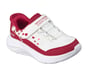Skechers Slip-ins: Comfy Sprints - Heartdream, WHITE / RED, full image number 3