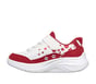 Skechers Slip-ins: Comfy Sprints - Heartdream, WHITE / RED, full image number 4