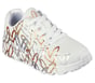 Skechers x JGoldcrown: Uno Lite - Metallic Love, WHITE / GOLD, full image number 0