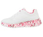 Skechers x JGoldcrown: Uno Lite - Lovely Luv, WHITE / RED / PINK, full image number 4