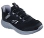 Skechers Slip-ins: Bounder - Brisk-Burst, BLACK / CHARCOAL, full image number 3