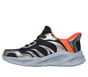 Skechers Slip-ins: Meteor-Lights - Brisk-Beams, ZWART / ZILVER, full image number 4