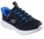 Skechers Slip-ins: GO RUN 400 V.2 - Turbo-Brisk, BLACK / ROYAL BLUE, full image number 3