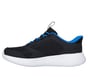 Skechers Slip-ins: GO RUN 400 V.2 - Turbo-Brisk, BLACK / ROYAL BLUE, full image number 4