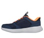 Skechers Slip-ins: GO RUN 400 V.2 - Turbo-Brisk, NAVY / ORANGE, full image number 4