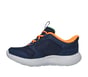 Skechers Slip-ins: Dyna-Lite - Turbo-Brisk Buddies, NAVY / ORANGE, full image number 4