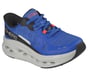 Skechers Slip-ins: Max Cushioning Glide-Step - Advert, BLUE  /  BLACK, full image number 3