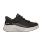 Skechers Slip-ins: Comfy Sprints - Cozy Fit, BLACK / WHITE, full image number 0