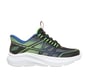 Skechers Slip-ins: Microspec Velocity - Grid-Shift, NOIR / VERT-LIME, full image number 0