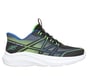 Skechers Slip-ins: Microspec Velocity - Grid-Shift, BLACK / LIME, full image number 0