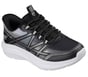Skechers Slip-ins: Microspec Velocity - Grid-Shift, BLACK / SILVER, full image number 3