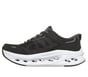 Skechers Slip-ins: Max Cushioning Glide-Step, BLACK / CHARCOAL, full image number 4