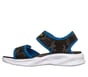 S-Lights: Sola Glow Sandal - Camo Brights, NEGRO / AZUL, full image number 4