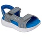 Skechers Slip-ins: Microspec-Splash - Hydro Ease, GRAY / BLUE, full image number 3