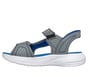 Skechers Slip-ins: Microspec-Splash - Hydro Ease, GRAY / BLUE, full image number 4