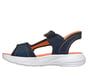 Skechers Slip-ins: Microspec-Splash - Hydro Ease, NAVY / ORANGE, full image number 4