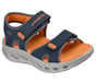 GO WALK Glide-Step 2.0 Sandal - Coast Cove, BLEU MARINE / ORANGE, full image number 3