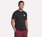 Plateado Tee, BLACK, full image number 2