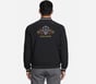 Dia de Muertos Bomber Jacket, BLACK, full image number 1