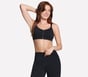 GO WALK Evolution  Zip Front Bra, BLACK, full image number 4