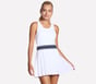 Court Pleated Dress, WHITE, full image number 0