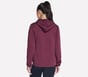 GO WALK Everywhere Tunic Hoodie, BURGUNDY / PINK, full image number 1