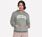 Collegiate Pullover Hoodie, TAUPE / OLIVE, full image number 0