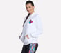 Jason Naylor: Love Pullover Hoodie, WHITE, full image number 2