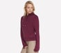 Cozy Luxe Hoodie, BOURGOGNE / ROSE, full image number 2