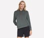 Cozy Luxe Hoodie, GREEN / BLACK, full image number 0