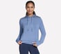 Cozy Luxe Hoodie, BLANC / BLEU, full image number 0