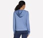 Cozy Luxe Hoodie, BLANC / BLEU, full image number 1
