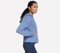 Cozy Luxe Hoodie, BLANC / BLEU, full image number 3