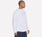 Hoops Long Sleeve Hoodie, WHITE, full image number 2