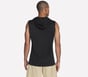 Hoops Sleeveless Hoodie, BLACK, full image number 1