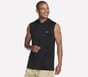 Hoops Sleeveless Hoodie, BLACK, full image number 2