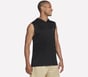 Hoops Sleeveless Hoodie, BLACK, full image number 3