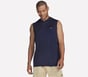 Hoops Sleeveless Hoodie, NAVY, full image number 0