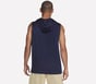 Hoops Sleeveless Hoodie, NAVY, full image number 1