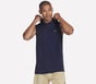 Hoops Sleeveless Hoodie, NAVY, full image number 4