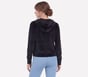 Cozy Luxe Velour Hoodie, BLACK, full image number 1