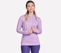 GO DRI Swift Stripe Hoodie, BLANC / VIOLET CLAIR, full image number 0